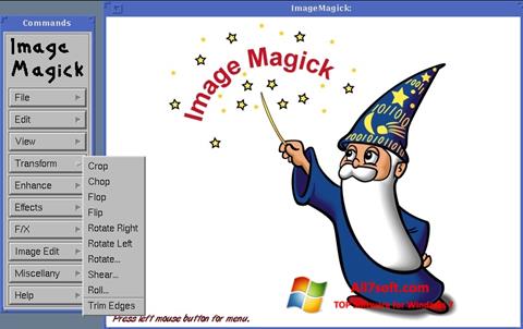 Snimak zaslona ImageMagick Windows 7