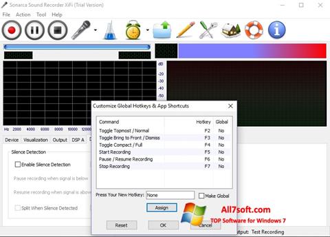 Snimak zaslona Absolute Sound Recorder Windows 7