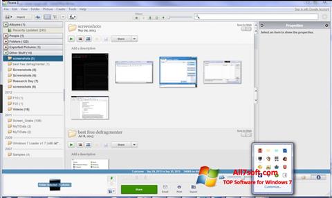 Snimak zaslona Picasa Windows 7