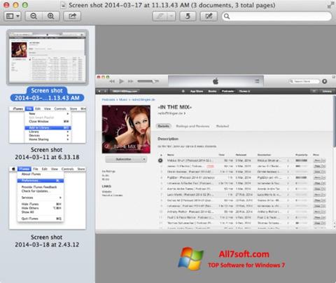 Snimak zaslona PDF Combine Windows 7