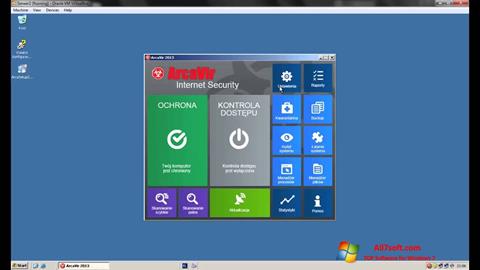 Snimak zaslona ArcaVir Windows 7