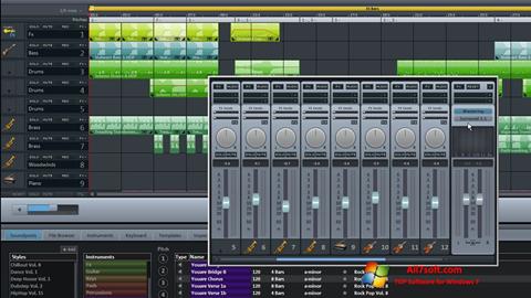 Snimak zaslona MAGIX Music Maker Windows 7