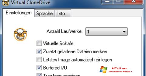 Snimak zaslona Virtual CloneDrive Windows 7