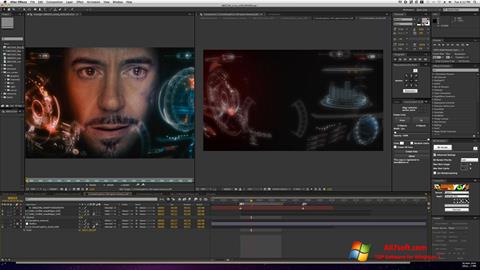 Snimak zaslona Adobe After Effects Windows 7
