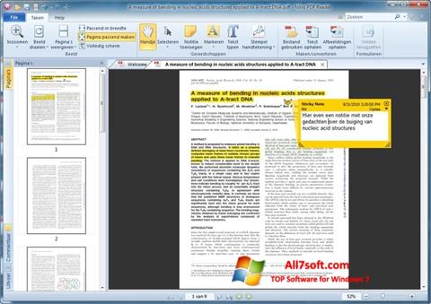 Snimak zaslona Nitro PDF Reader Windows 7
