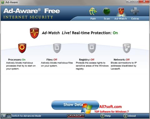 Snimak zaslona Ad-Aware Windows 7