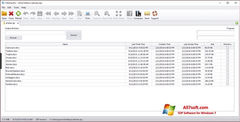 Snimak zaslona FileViewPro Windows 7