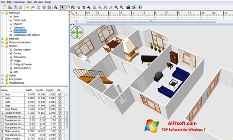 Snimak zaslona FloorPlan 3D Windows 7
