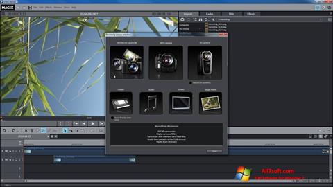 Snimak zaslona MAGIX Movie Edit Pro Windows 7