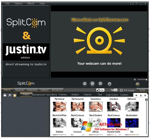 Snimak zaslona SplitCam Windows 7