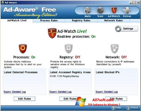 Snimak zaslona Ad-Aware Free Windows 7