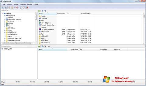 Snimak zaslona InfraRecorder Windows 7