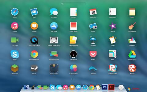 Snimak zaslona OS X Flat IconPack Installer Windows 7
