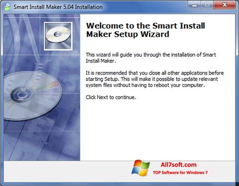Snimak zaslona Smart Install Maker Windows 7