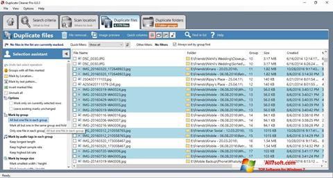 Snimak zaslona Duplicate Cleaner Windows 7