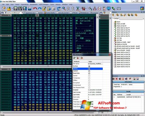 Snimak zaslona Hex Editor Neo Windows 7