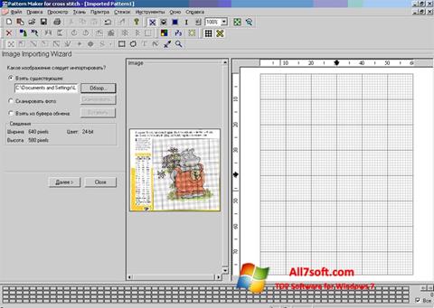 Snimak zaslona Pattern Maker Windows 7