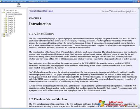 Snimak zaslona Java Virtual Machine Windows 7