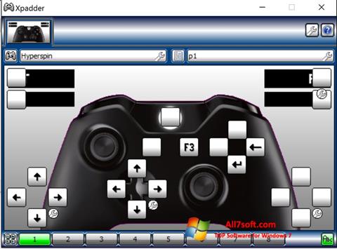 Snimak zaslona Xpadder Windows 7