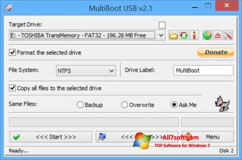 Snimak zaslona Multi Boot USB Windows 7