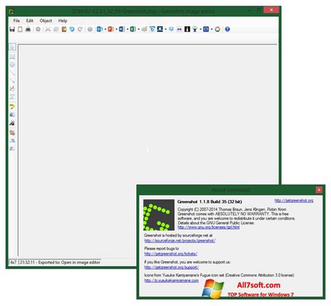 Snimak zaslona Greenshot Windows 7