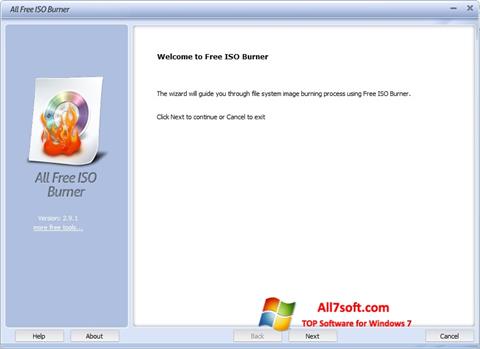Snimak zaslona ISO Burner Windows 7