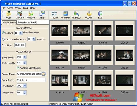 Snimak zaslona SnapShot Windows 7