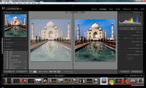 Snimak zaslona Adobe Photoshop Lightroom Windows 7