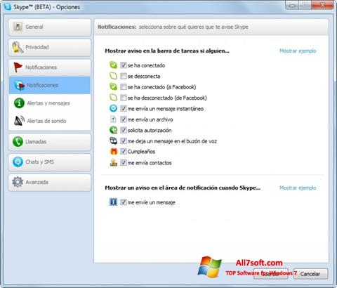 Snimak zaslona Skype Beta Windows 7