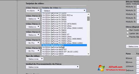 Snimak zaslona Power Supply Calculator Windows 7