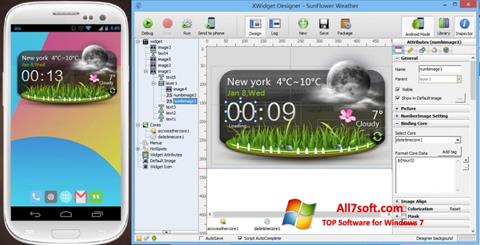 Snimak zaslona XWidget Windows 7