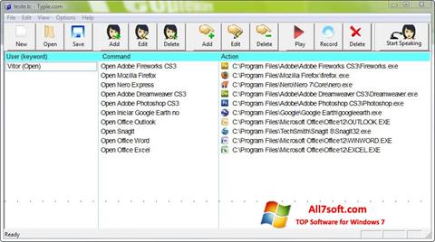Snimak zaslona Typle Windows 7