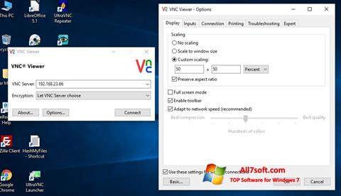 Snimak zaslona VNC Windows 7