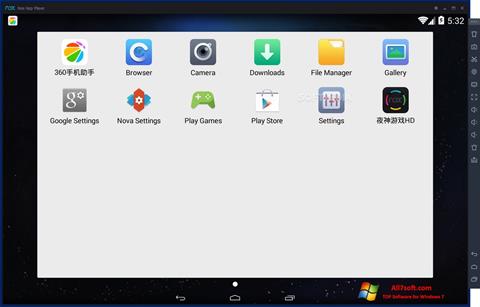 Snimak zaslona Nox App Player Windows 7