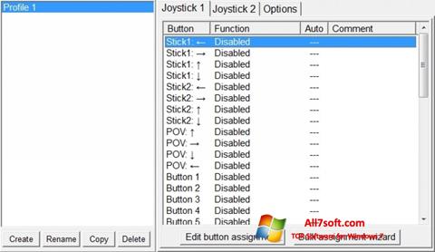 Snimak zaslona JoyToKey Windows 7