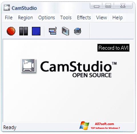 Snimak zaslona CamStudio Windows 7
