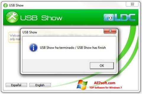 Snimak zaslona USB Show Windows 7