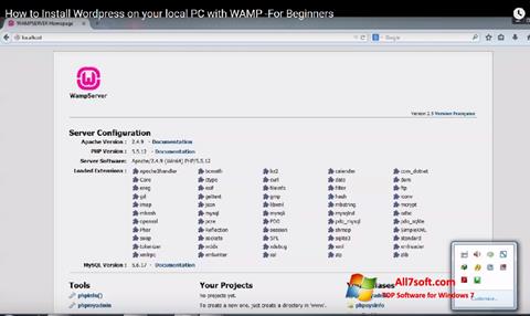 Snimak zaslona WampServer Windows 7