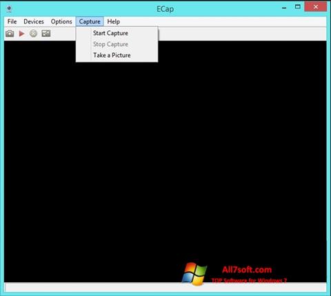 Snimak zaslona ECap Windows 7