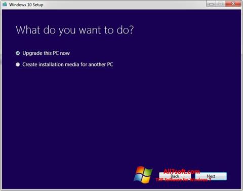 Snimak zaslona Media Creation Tool Windows 7