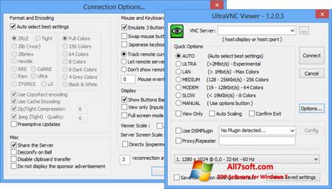 Snimak zaslona UltraVNC Windows 7