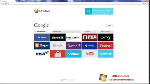 Snimak zaslona Orbitum Windows 7