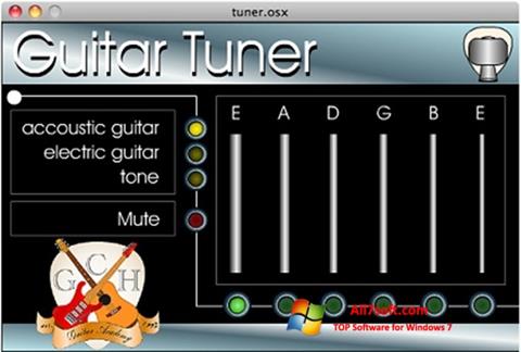 Snimak zaslona Guitar Tuner Windows 7