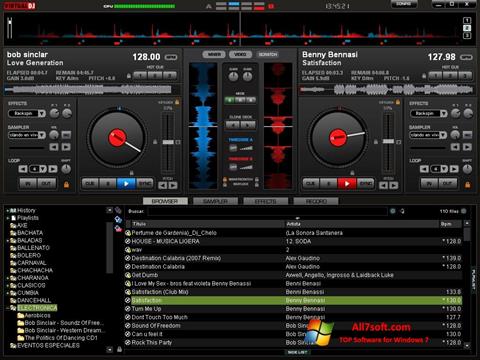 Snimak zaslona Virtual DJ Pro Windows 7