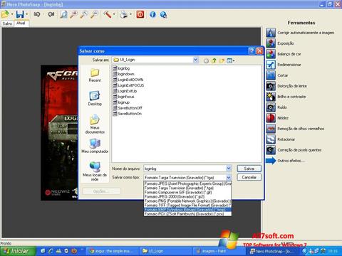 Snimak zaslona Nero PhotoSnap Windows 7