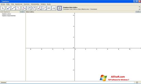 Snimak zaslona GeoGebra Windows 7