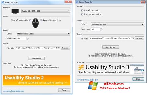 Snimak zaslona Rylstim Screen Recorder Windows 7