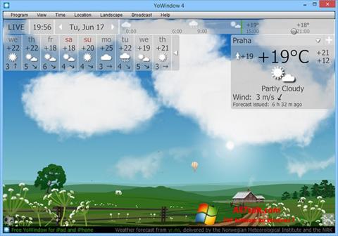 Snimak zaslona YoWindow Windows 7
