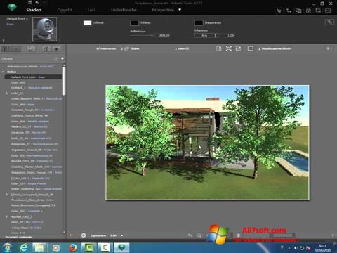 Snimak zaslona Artlantis Studio Windows 7