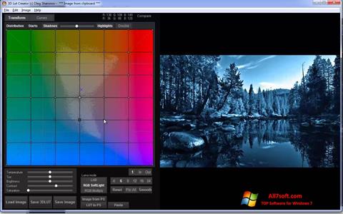 Snimak zaslona 3D LUT Creator Windows 7